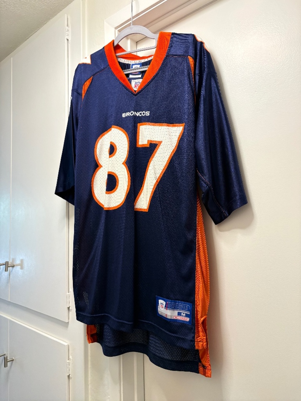 Vintage Ed McCaffrey Denver Broncos NFL jersey - size medium